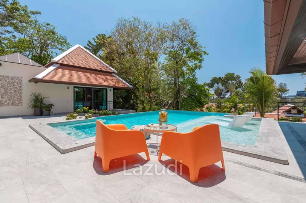 Spacious 3-Bedroom Pool Villa Near Naiharn Beach