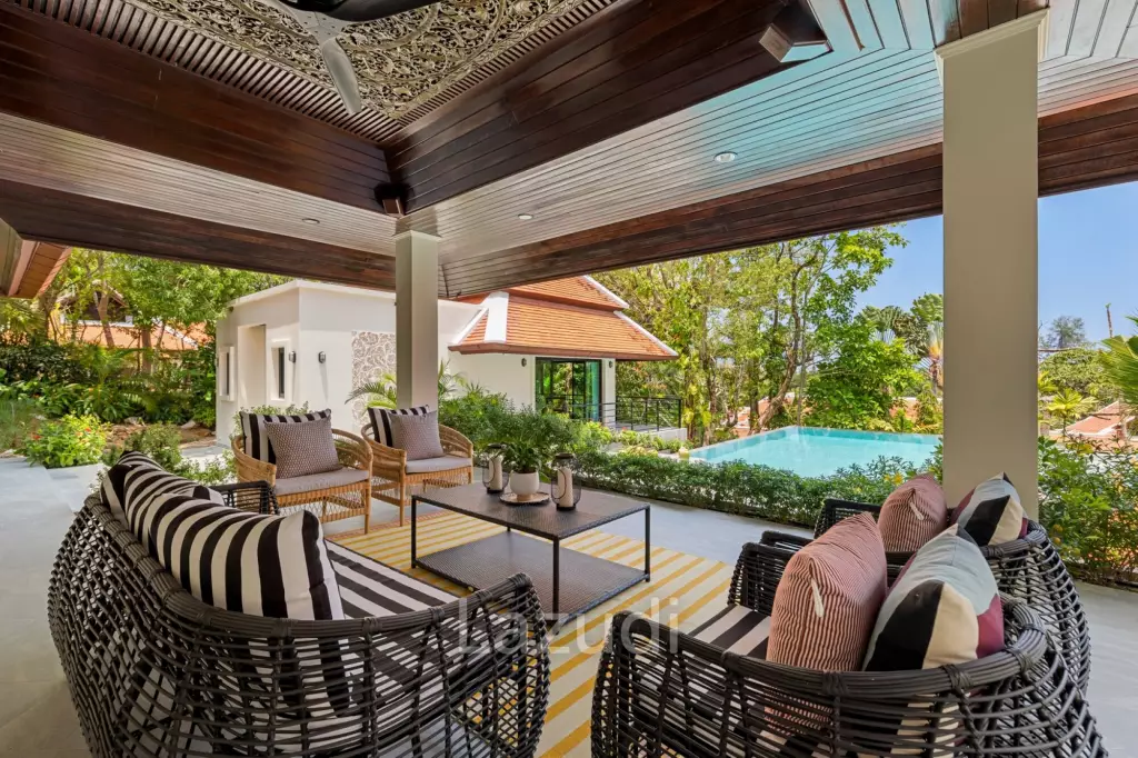 Spacious 3-Bedroom Pool Villa Near Naiharn Beach