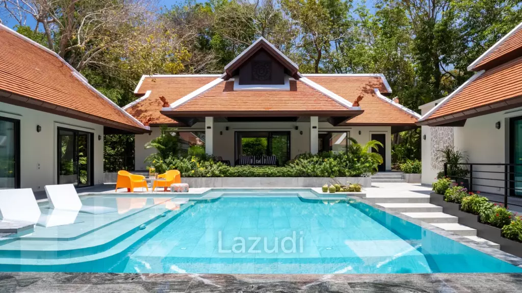 Spacious 3-Bedroom Pool Villa Near Naiharn Beach