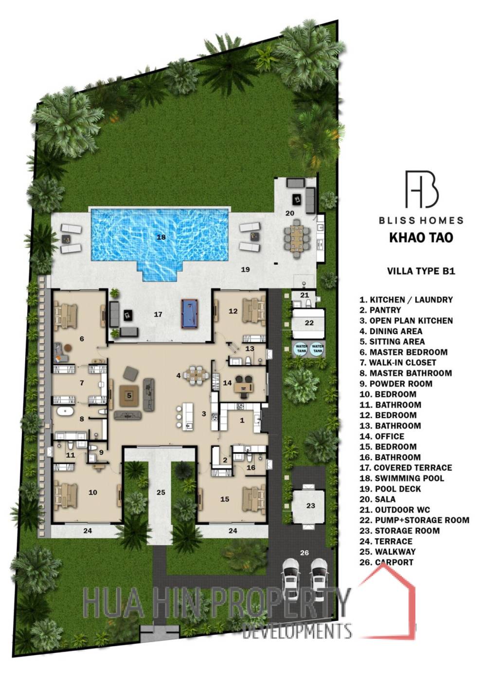 4.5 Beds 5 Baths 690 SQ.M Bliss Homes 2
