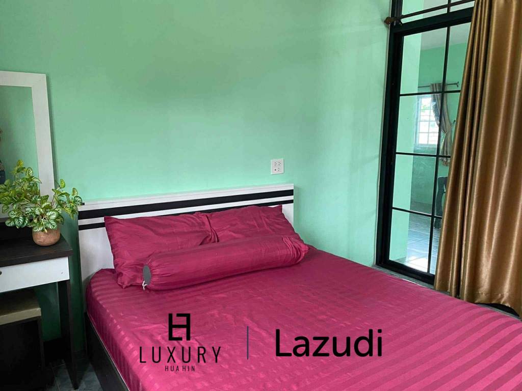 บ้านเดี่ยวสีเขียวบรรยากาศสบายในพื้นที่ห้วยทรายเหนือ ชะอำ