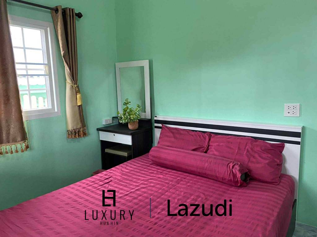 บ้านเดี่ยวสีเขียวบรรยากาศสบายในพื้นที่ห้วยทรายเหนือ ชะอำ