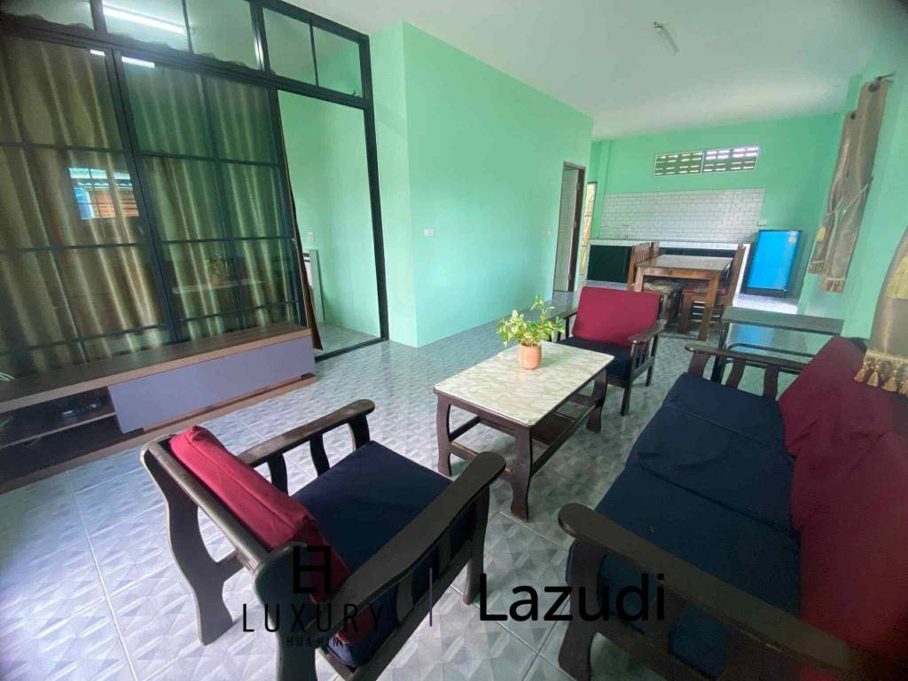 บ้านเดี่ยวสีเขียวบรรยากาศสบายในพื้นที่ห้วยทรายเหนือ ชะอำ