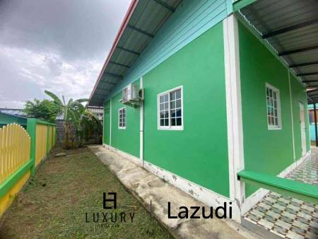 บ้านเดี่ยวสีเขียวบรรยากาศสบายในพื้นที่ห้วยทรายเหนือ ชะอำ