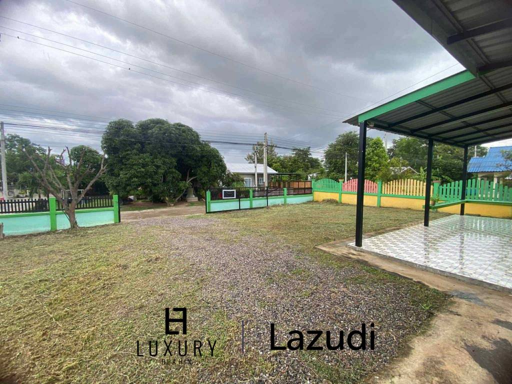 บ้านเดี่ยวสีเขียวบรรยากาศสบายในพื้นที่ห้วยทรายเหนือ ชะอำ