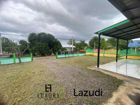 บ้านเดี่ยวสีเขียวบรรยากาศสบายในพื้นที่ห้วยทรายเหนือ ชะอำ