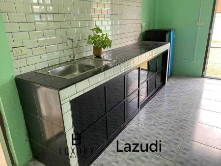 บ้านเดี่ยวสีเขียวบรรยากาศสบายในพื้นที่ห้วยทรายเหนือ ชะอำ