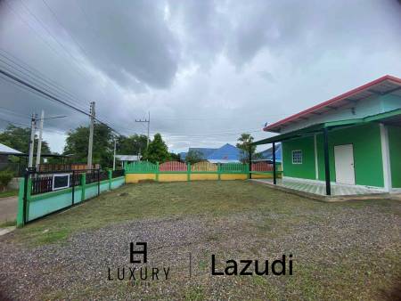 บ้านเดี่ยวสีเขียวบรรยากาศสบายในพื้นที่ห้วยทรายเหนือ ชะอำ