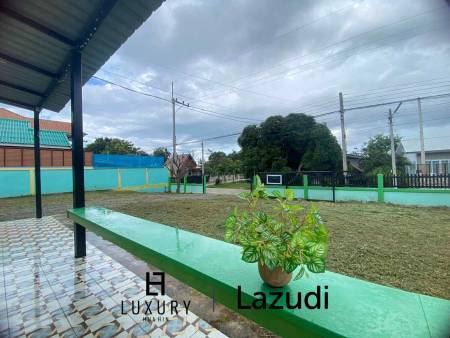 บ้านเดี่ยวสีเขียวบรรยากาศสบายในพื้นที่ห้วยทรายเหนือ ชะอำ