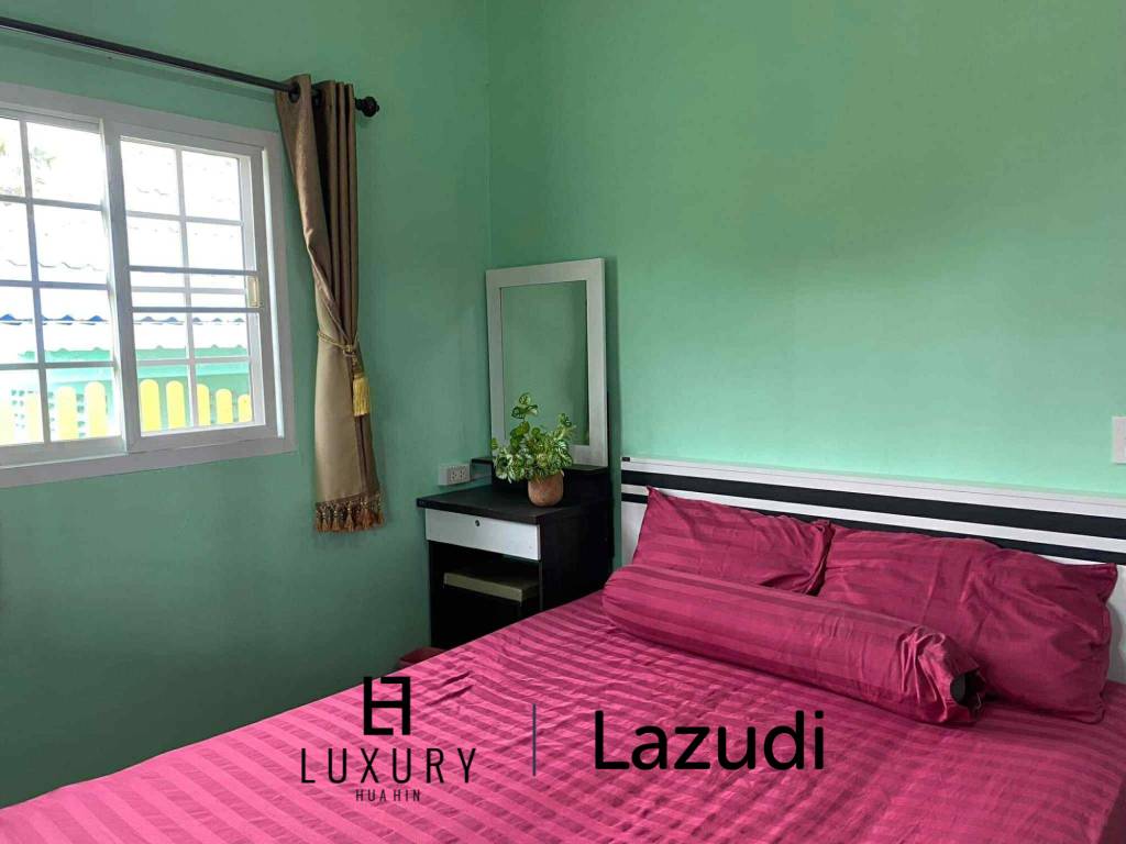 บ้านเดี่ยวสีเขียวบรรยากาศสบายในพื้นที่ห้วยทรายเหนือ ชะอำ