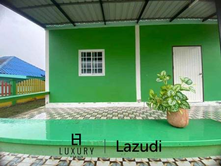 บ้านเดี่ยวสีเขียวบรรยากาศสบายในพื้นที่ห้วยทรายเหนือ ชะอำ