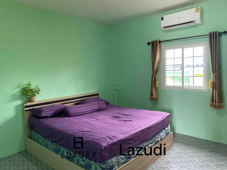 บ้านเดี่ยวสีเขียวบรรยากาศสบายในพื้นที่ห้วยทรายเหนือ ชะอำ