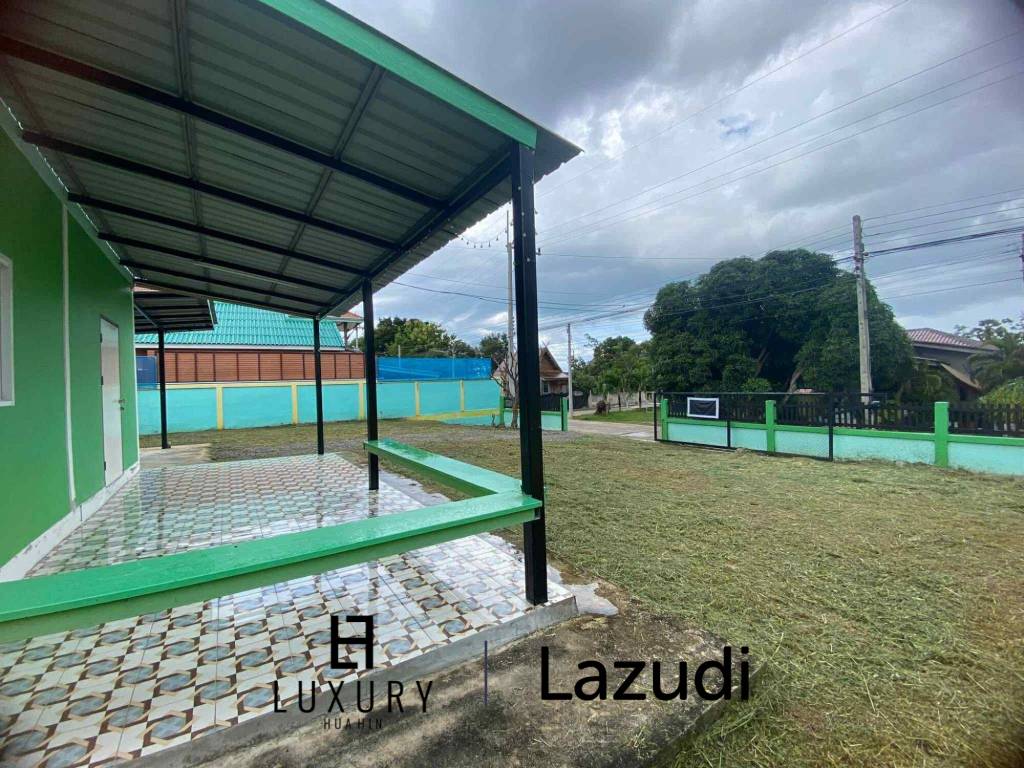 บ้านเดี่ยวสีเขียวบรรยากาศสบายในพื้นที่ห้วยทรายเหนือ ชะอำ