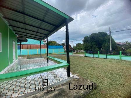 บ้านเดี่ยวสีเขียวบรรยากาศสบายในพื้นที่ห้วยทรายเหนือ ชะอำ