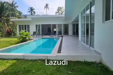 Tropical 4-Bedroom Villa in Lamai with Jungle Views