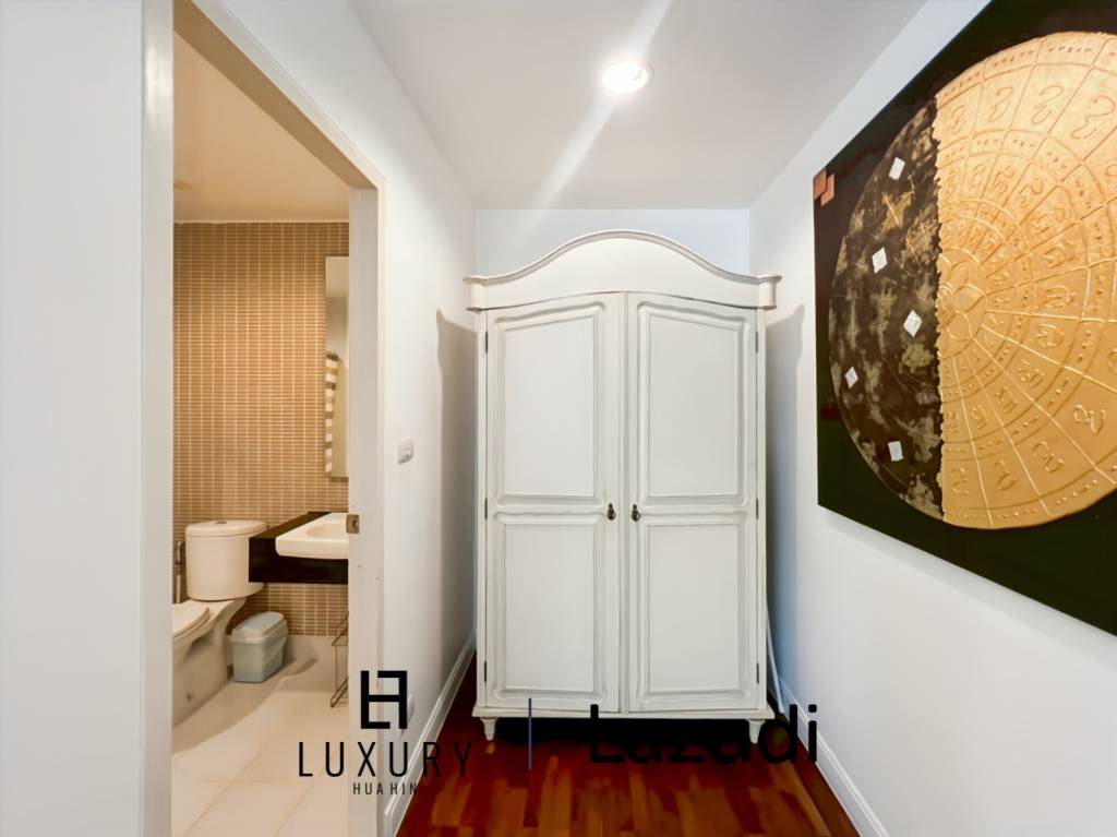 คอนโด 2 ห้องนอนใจกลางเมือง ในโครงการบ้านแสนดาว ริมหาดหัวหิน