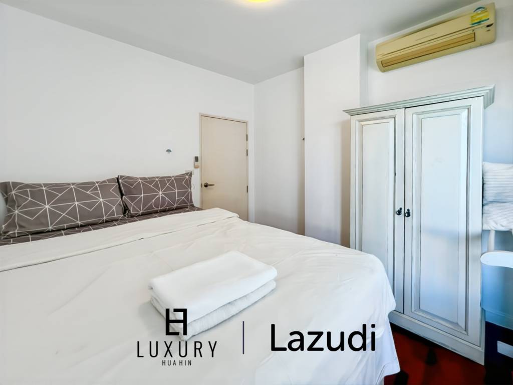 คอนโด 2 ห้องนอนใจกลางเมือง ในโครงการบ้านแสนดาว ริมหาดหัวหิน