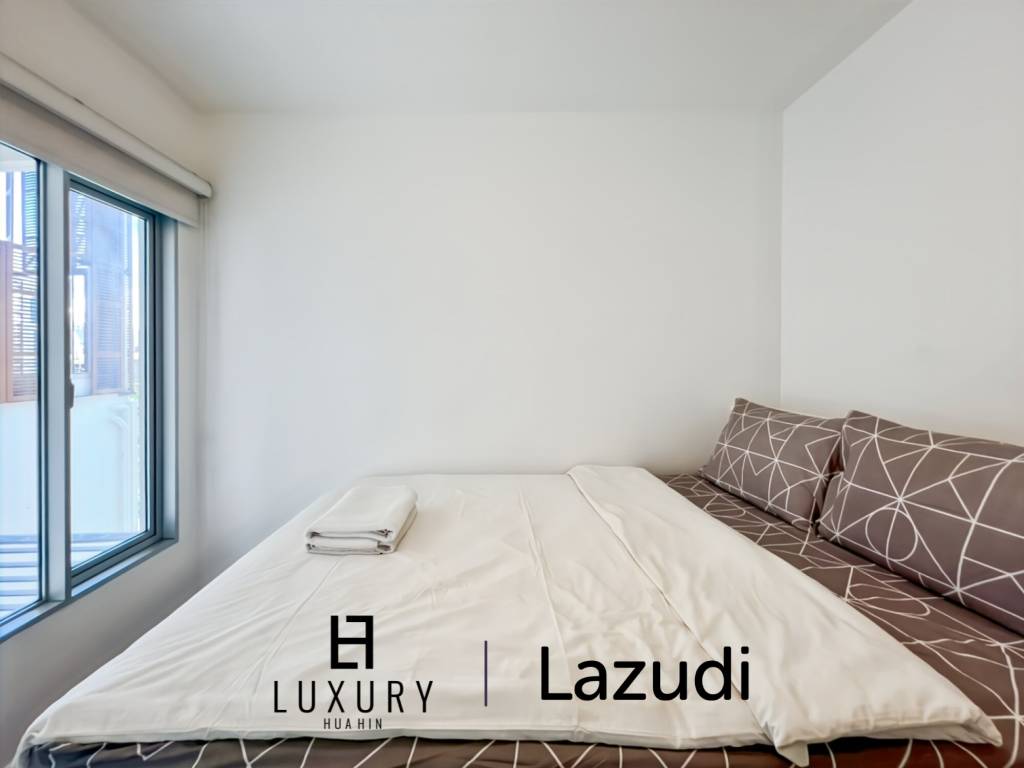 คอนโด 2 ห้องนอนใจกลางเมือง ในโครงการบ้านแสนดาว ริมหาดหัวหิน