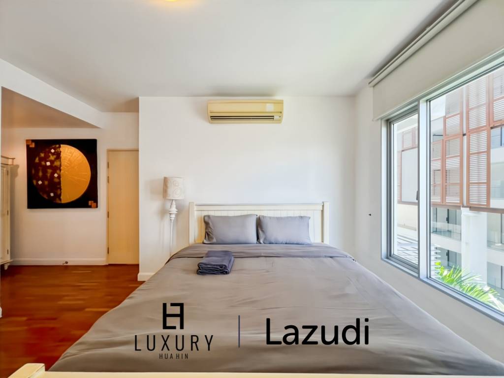 คอนโด 2 ห้องนอนใจกลางเมือง ในโครงการบ้านแสนดาว ริมหาดหัวหิน