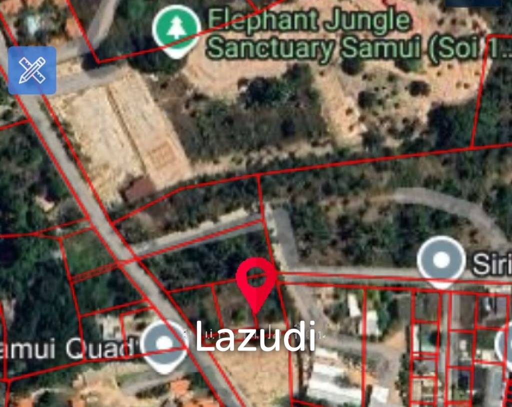 Hot Price! Prime Mae Nam Land 813.2 sqm near Elephant Sanctuary