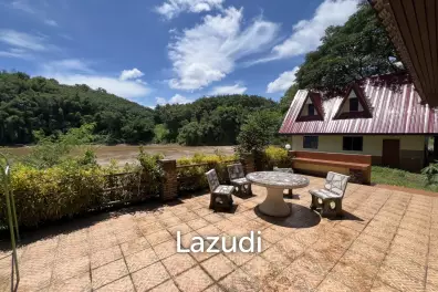 บ้านให้เช่า 1 ห้องนอนสไตล์รีสอร์ทวิวแม่น้ำกก ที่ ต.แม่ยาว