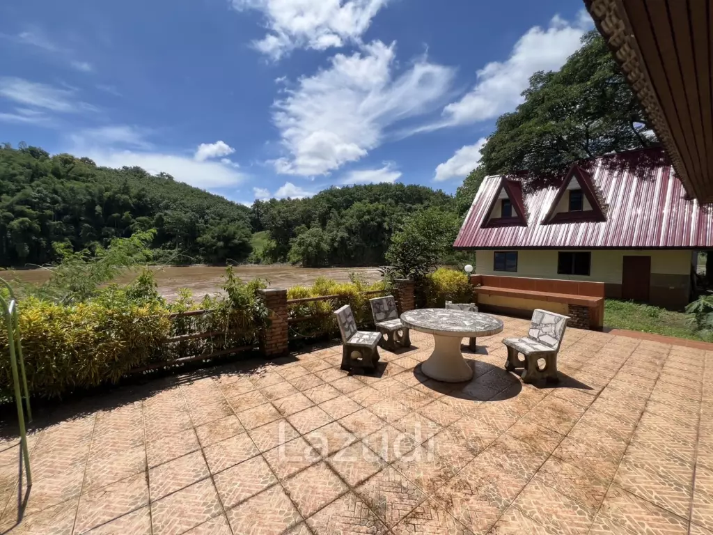 1 Bedroom House for Rent with Kok River view in Mae Yao