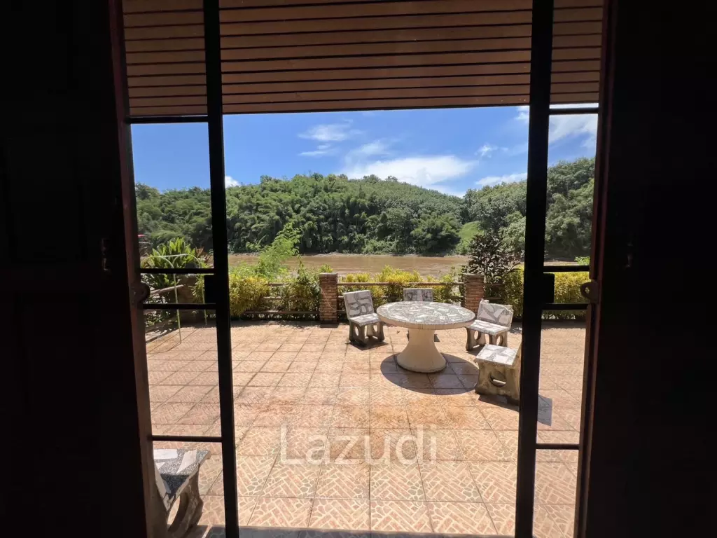 1 Bedroom House for Rent with Kok River view in Mae Yao