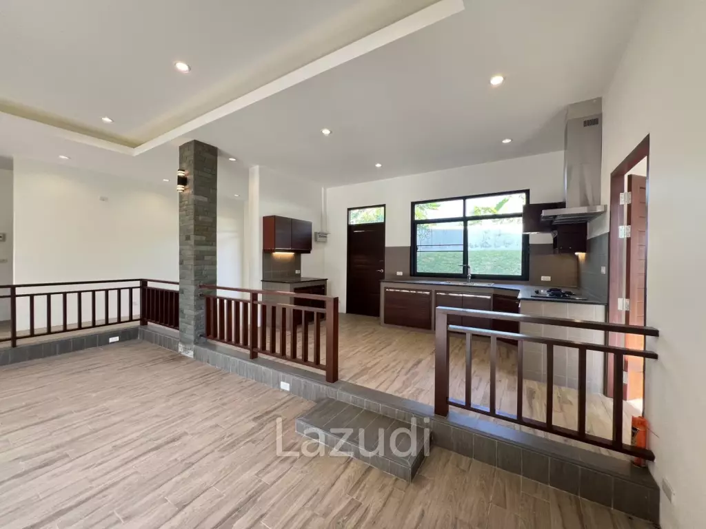ขายบ้านเดี่ยว 3 ห้องนอน ชั้นเดียว สไตล์โมเดิร์น ในท่าสาย
