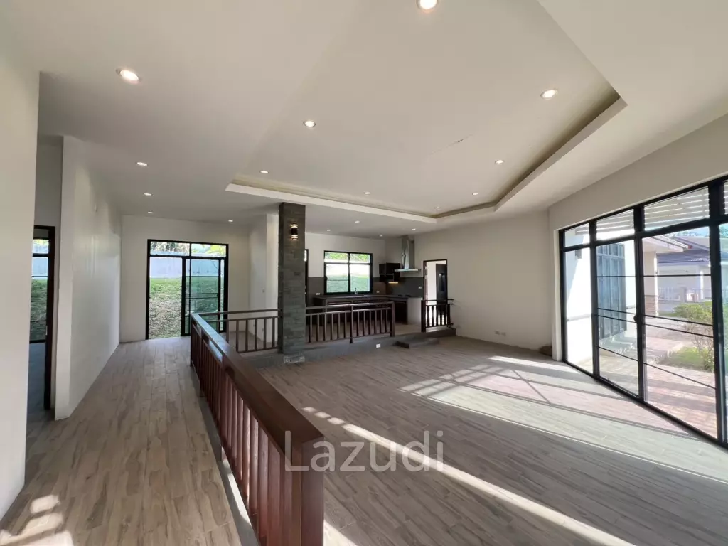 ขายบ้านเดี่ยว 3 ห้องนอน ชั้นเดียว สไตล์โมเดิร์น ในท่าสาย