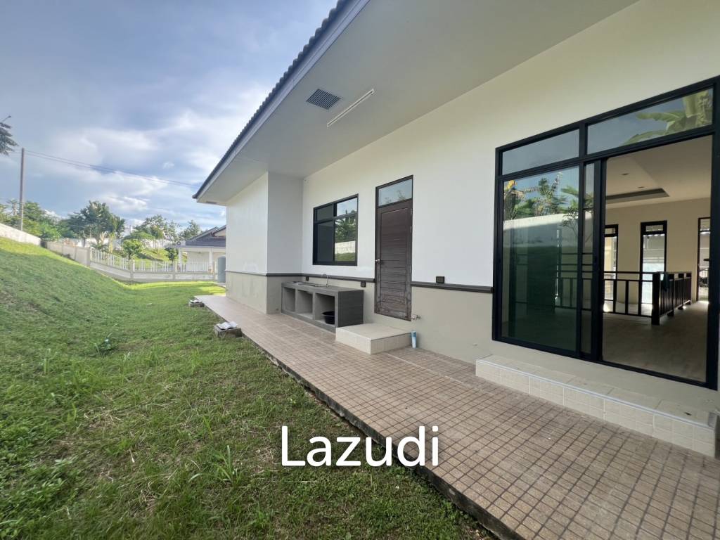 ขายบ้านเดี่ยว 3 ห้องนอน ชั้นเดียว สไตล์โมเดิร์น ในท่าสาย