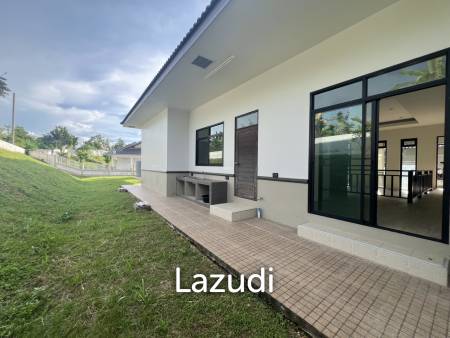 ขายบ้านเดี่ยว 3 ห้องนอน ชั้นเดียว สไตล์โมเดิร์น ในท่าสาย
