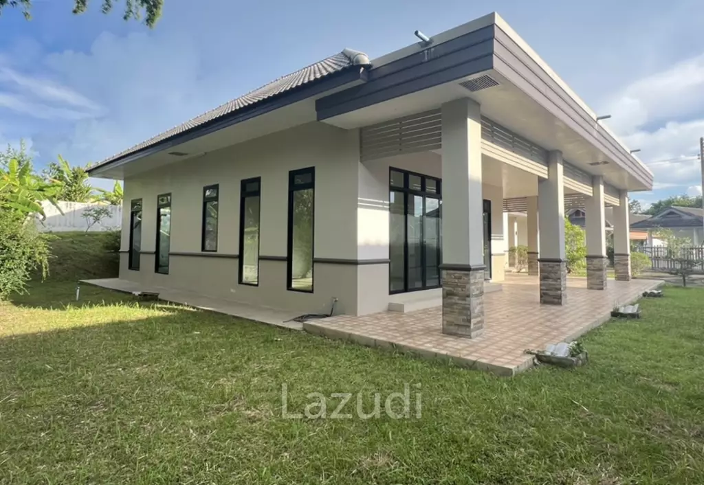 ขายบ้านเดี่ยว 3 ห้องนอน ชั้นเดียว สไตล์โมเดิร์น ในท่าสาย