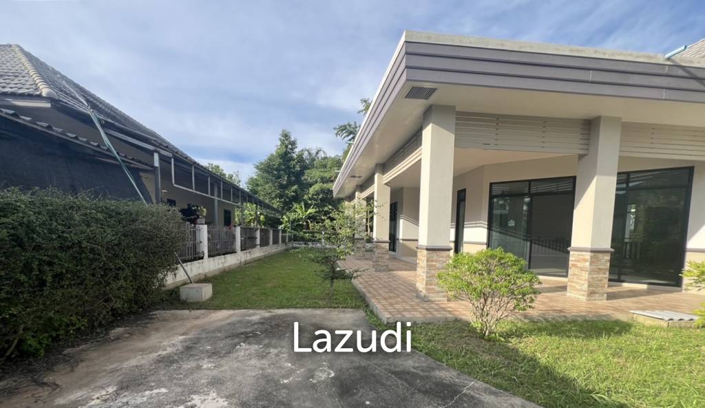 ขายบ้านเดี่ยว 3 ห้องนอน ชั้นเดียว สไตล์โมเดิร์น ในท่าสาย