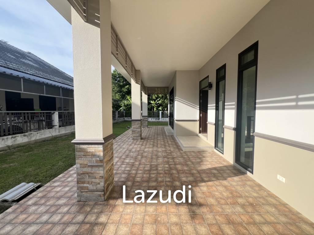 ขายบ้านเดี่ยว 3 ห้องนอน ชั้นเดียว สไตล์โมเดิร์น ในท่าสาย