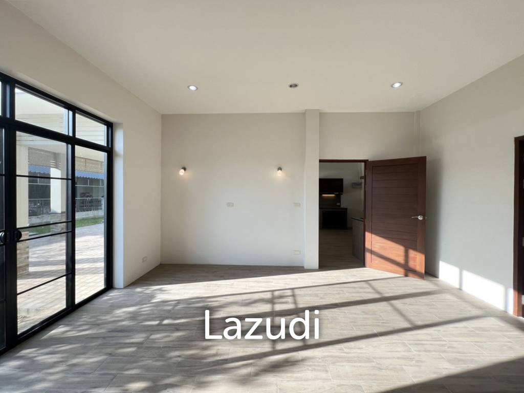 ขายบ้านเดี่ยว 3 ห้องนอน ชั้นเดียว สไตล์โมเดิร์น ในท่าสาย