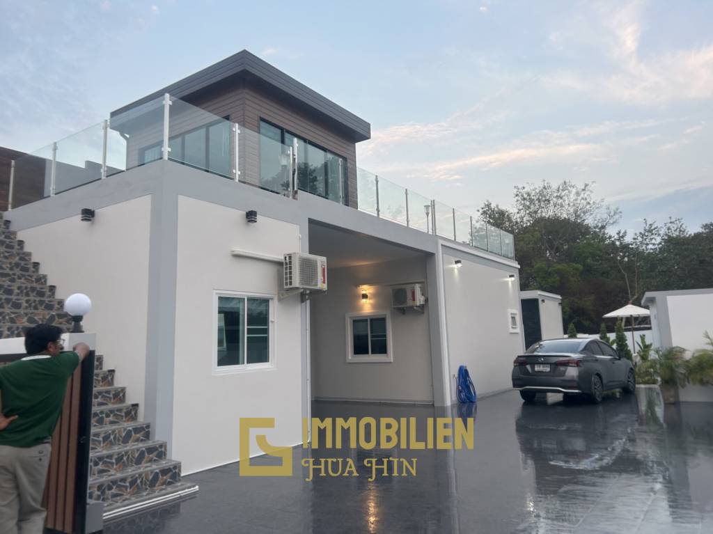 Soi 112: Haustierfreundliche neue Luxusvilla mit 4 Schlafzimmern und privatem Pool