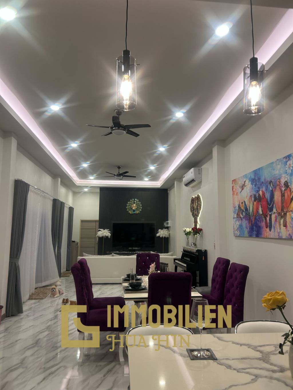 Soi 112: Haustierfreundliche neue Luxusvilla mit 4 Schlafzimmern und privatem Pool