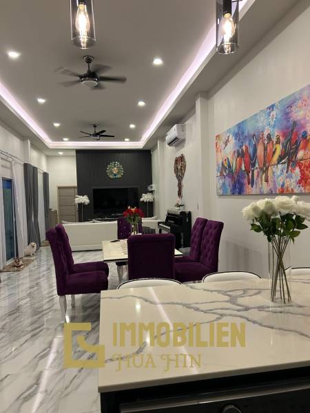 Soi 112: Haustierfreundliche neue Luxusvilla mit 4 Schlafzimmern und privatem Pool