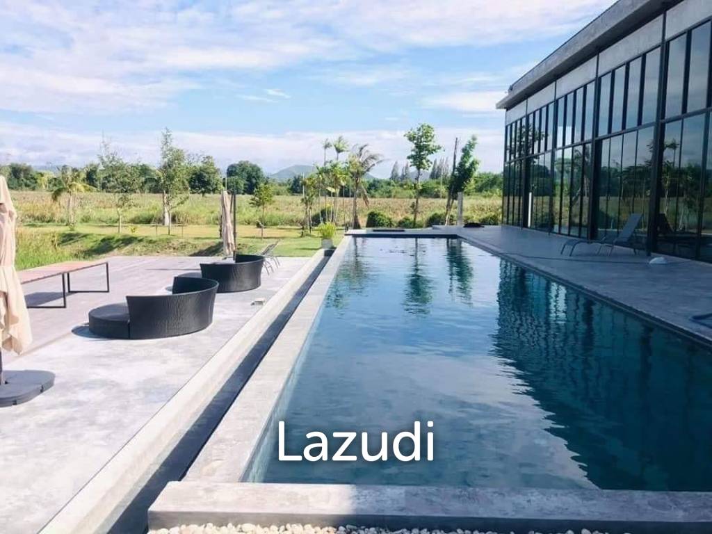 LUXURY MODERN POOL VILLA IN AO NOI : 4 bed with large plot 17 Rai panoramic views
