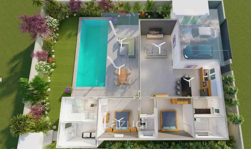 Modern Villa with Pool in Hua Hin Palm Avenue 5