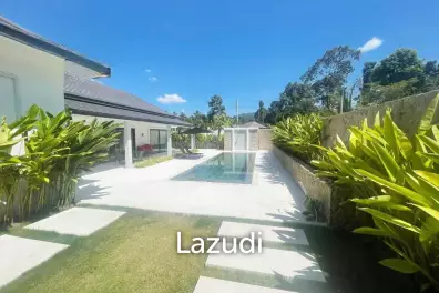 Tropical 3-Bedroom Villa with Gym & Solar Power – Mae Nam, Koh Samui