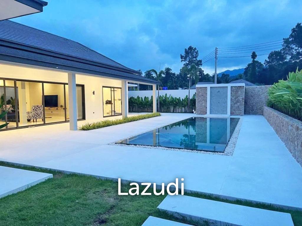 Tropical 3-Bedroom Villa with Gym & Solar Power – Mae Nam, Koh Samui