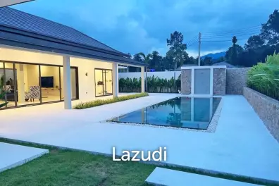 Tropical 3-Bedroom Villa with Gym & Solar Power – Mae Nam, Koh Samui