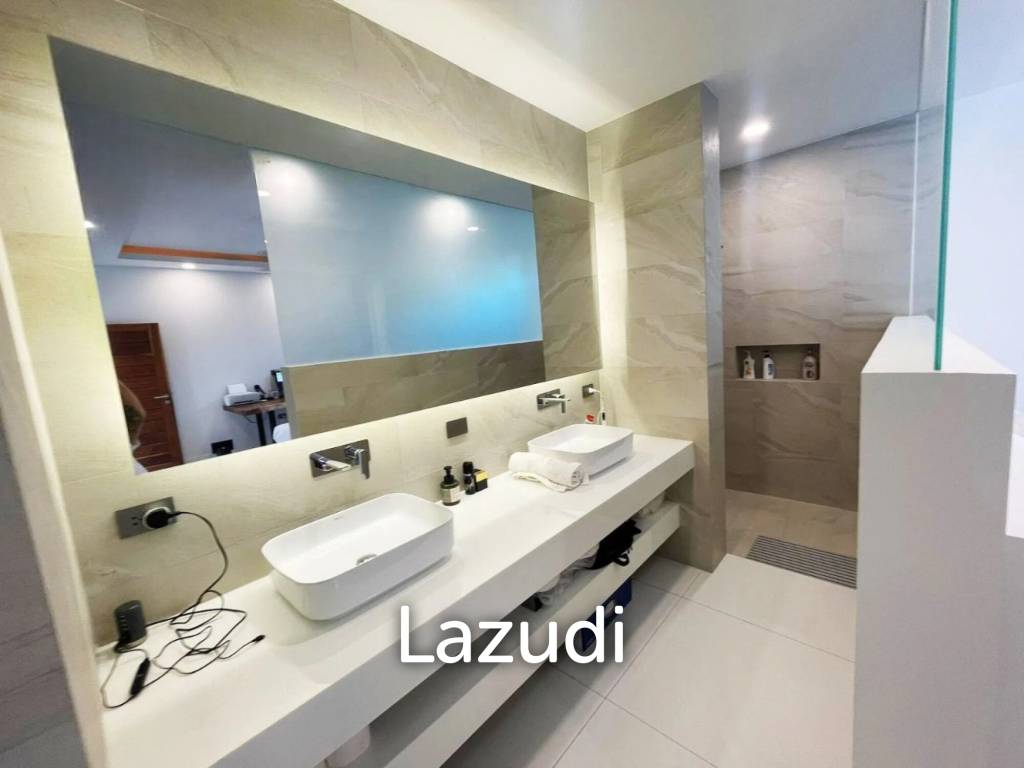 Tropical 3-Bedroom Villa with Gym & Solar Power – Mae Nam, Koh Samui
