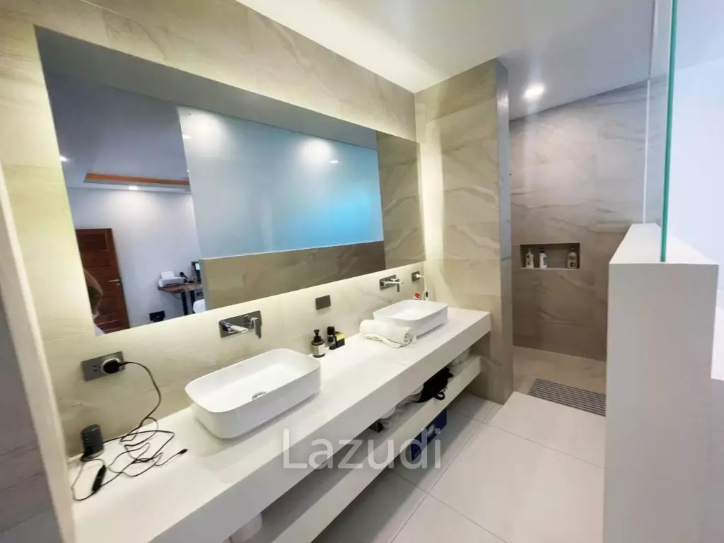 Tropical 3-Bedroom Villa with Gym & Solar Power – Mae Nam, Koh Samui