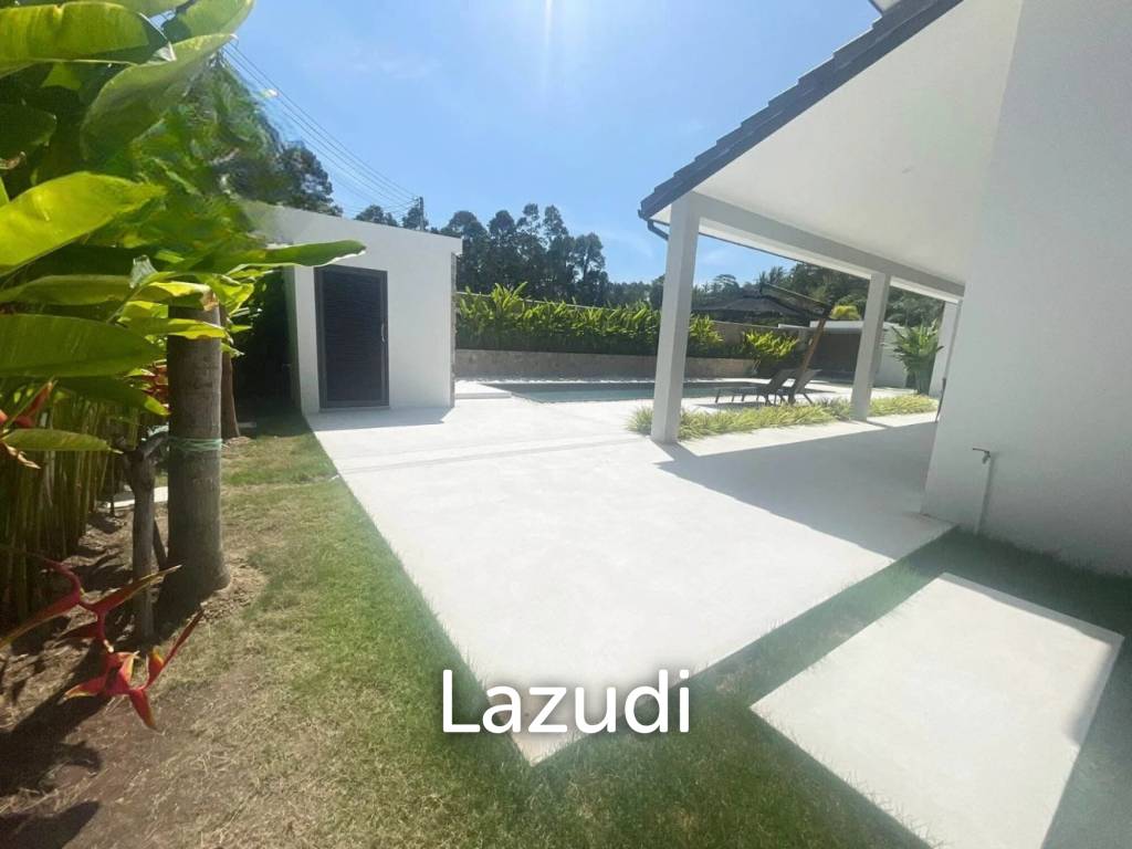 Tropical 3-Bedroom Villa with Gym & Solar Power – Mae Nam, Koh Samui