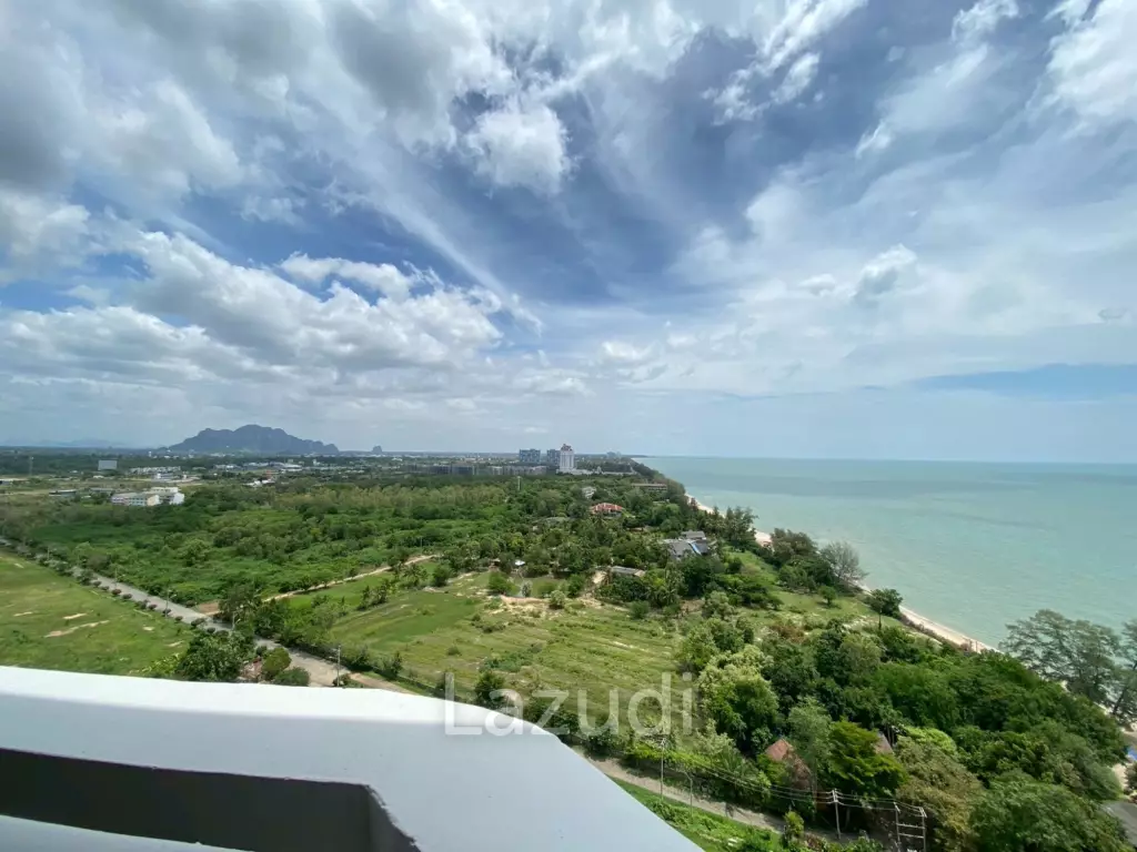 Spacious Studio Room with Scenic Views at Beachfront Cha Am Grand Condotel