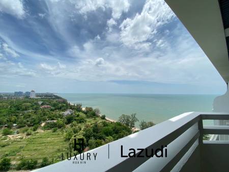 Spacious Studio Room with Scenic Views at Beachfront Cha Am Grand Condotel