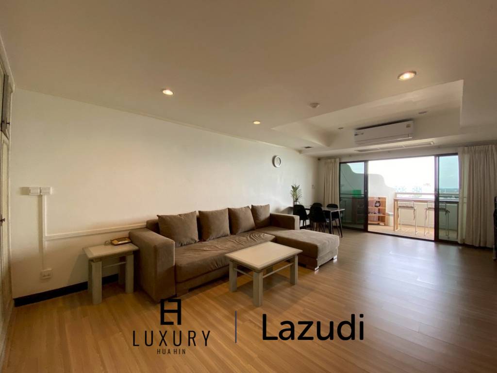 Spacious Studio Room with Scenic Views at Beachfront Cha Am Grand Condotel