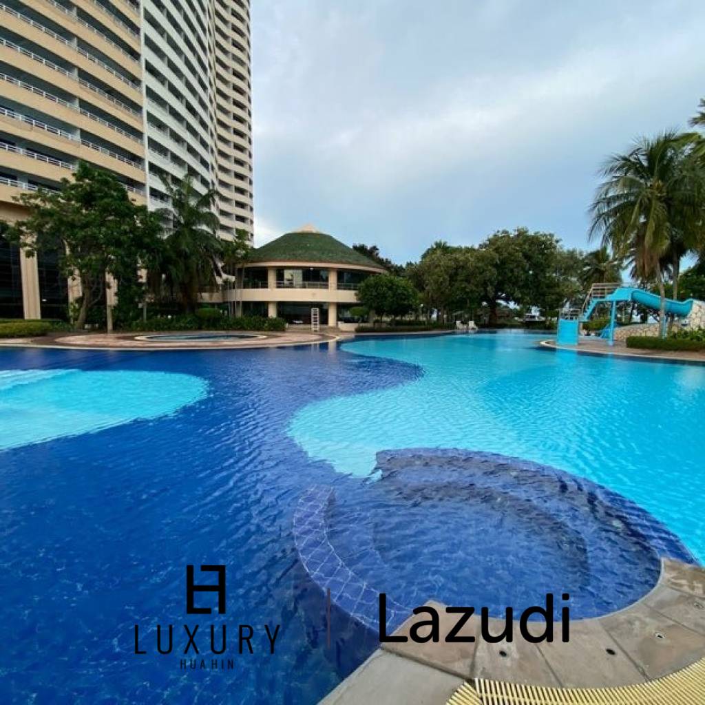 Spacious Studio Room with Scenic Views at Beachfront Cha Am Grand Condotel